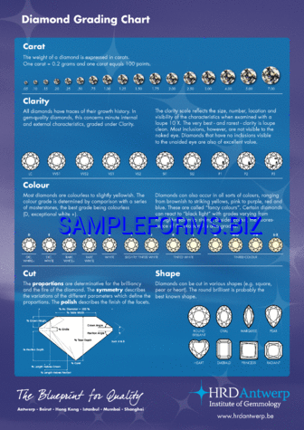 Diamond Grading Chart 1 pdf free